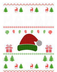 Santa Hat Christmas Light Mamaw Claus Ugly Xmas Holiday Gift T-Shirt