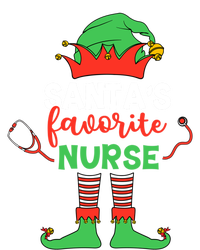 Santas Favorite Nurse Elf Costume Christmas Pajama Holiday Great Gift Tie-Dye T-Shirt