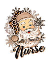 Santas Favorite Nurse Leopard Hat Funny Santa Christmas Gift Mousepad