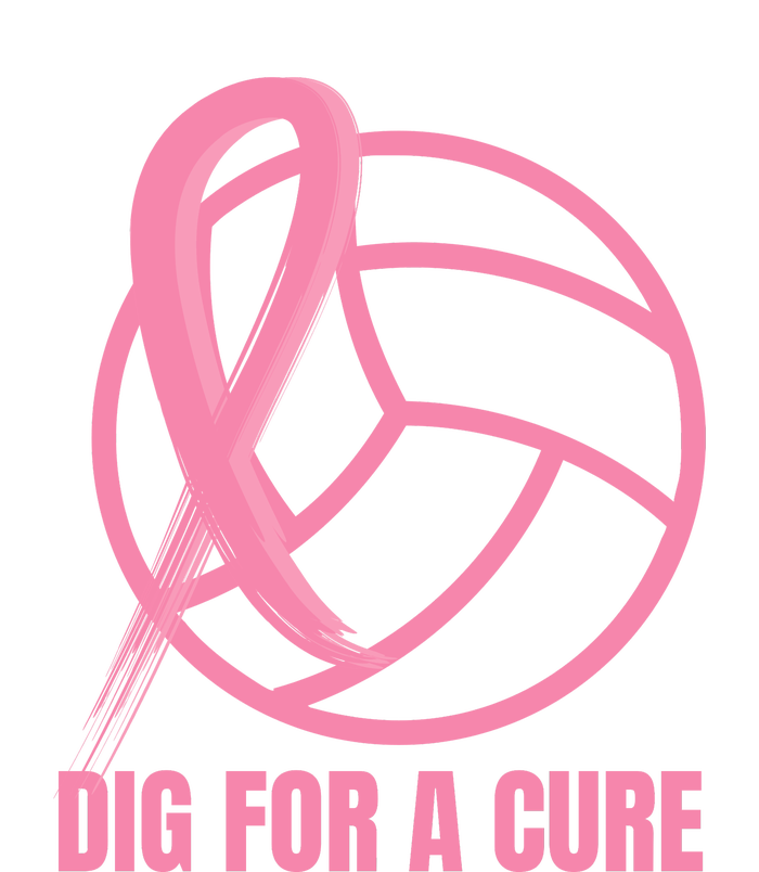 Dig For A Cure Breast Cancer Awareness Volleyball Pink Out T-Shirt