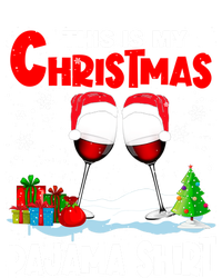 This Is My Christmas Pajama Gift Xmas Santa Wine Er Great Gift Stripe Pom Pom Beanie