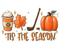 Tis The Season Hockey Latte Leaves Hello Pumpkin Halloween Gift Tank Top