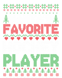 Xmas Santas Favorite Hockey Player Ugly Christmas Sweater Gift Infant Baby Jersey Bodysuit