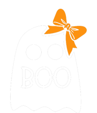 Ghost Boo With Bow For Halloween Costume Gift T-Shirt