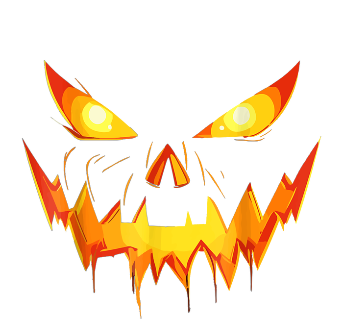 Jack O Lantern Face Pumpkin Scary Funny Halloween Costume Gift T-Shirt