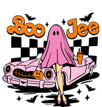 Spooky Season Cute Ghost Boo Jee Halloween Costume Gift Bella+Canvas Jersey Crop Tee