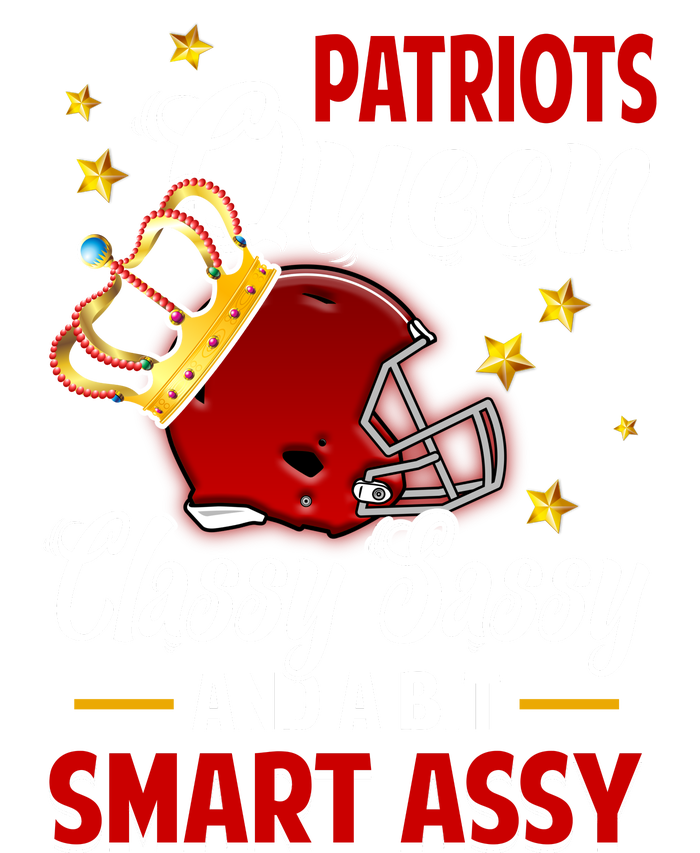 New England Football Queen Classy Sassy And A Bit Smart Assy Kids Hoodie