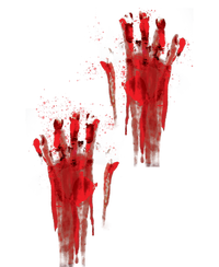 Bloody Hand Halloween T-Shirt