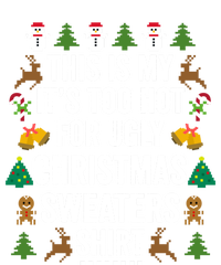 This Is My Its Too Hot For Ugly Christmas Sweaters Women's Long Sleeve Flannel Pajama Set 