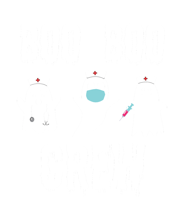 Boo Boo Crew Nurse Halloween Ghost Costume Toddler Zip Fleece Hoodie