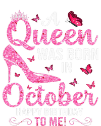 A Queen Was Born In October Happy Birthday To Me Kids Hoodie