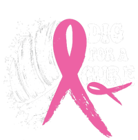 Dig For A Cure Breast Cancer Awareness Volleyball Pink Out Magnet