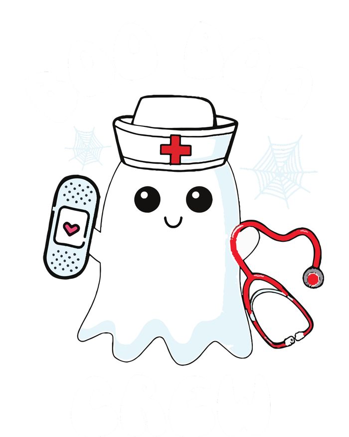 Boo Boo Crew Cute Nurse Ghost Funny Halloween Kids T-Shirt