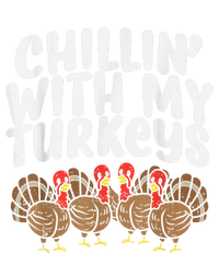 Chillin With My Turkeys Thanksgiving Family T-Shirt