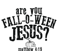 Fall Jesus Are You Falloween Jesus Matthew 4;15 Dry Zone Grid Polo