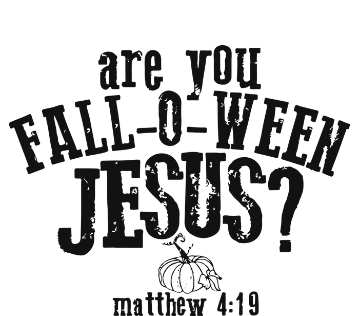 Fall Jesus Are You Falloween Jesus Matthew 4;15 Dry Zone Grid Polo