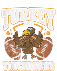 Thanksgiving Turkey And Touchdowns Football T-Shirt