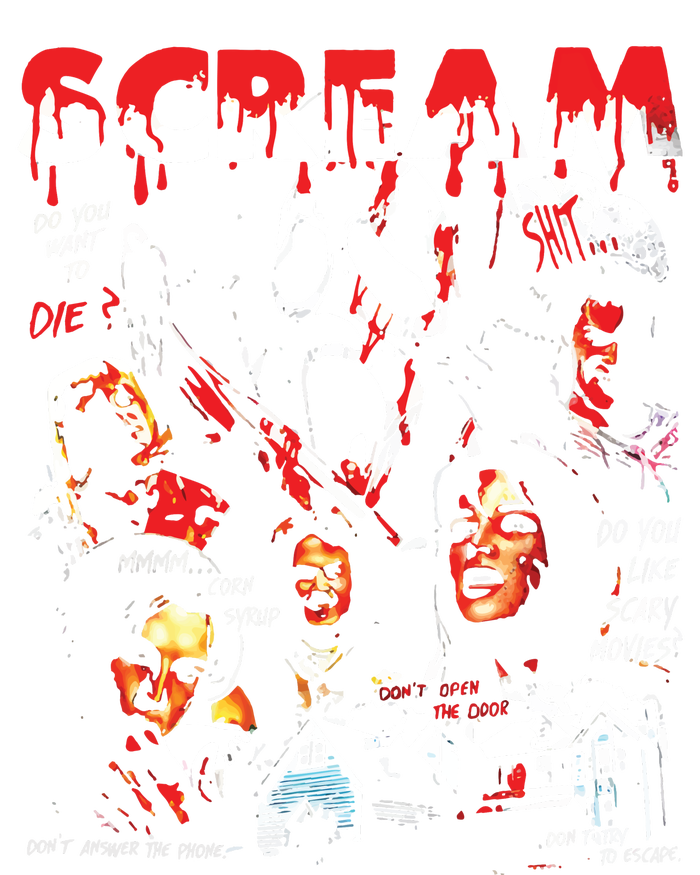 Vintage Scream Ghostface Horror Movie Retro 90s Scream Let T-Shirt