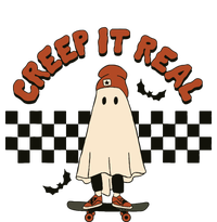 Funny Halloween Creep It Real Retro Skateboarding Ghost USA-Made Doggie Bandana