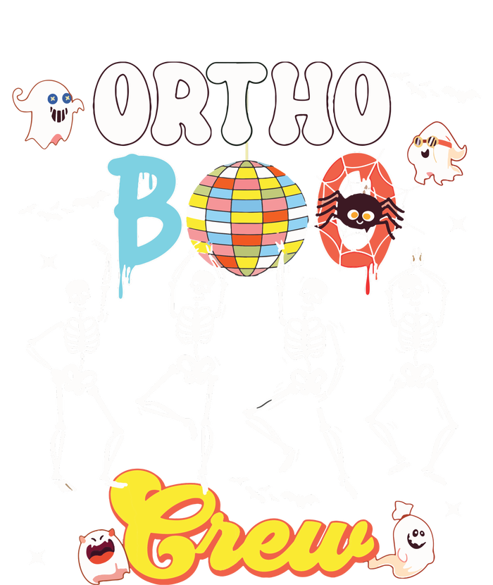 Ortho Orthopedic Halloween Boo Crew Skeleton Dancing Nurse Women's T-Shirt