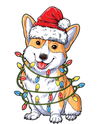 Corgi Santa Christmas Tree Lights Xmas Funny Gift Gift T-Shirt