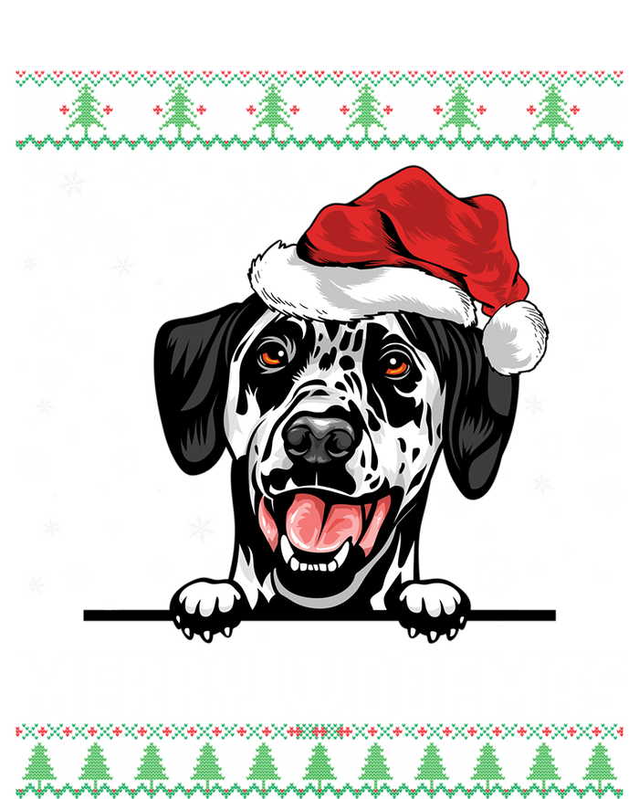 Funny Merry Woofmas Dalmatian Christmas Dog Lovers Xmas Gift Kids Hoodie