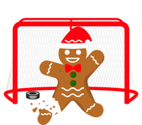 Funny Ice Hockey Goalie Gingerbread Christmas Pajama Gift T-Shirt