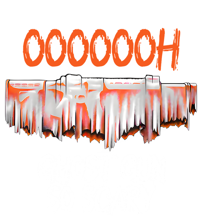 Ghost Gun So Scary Funny Halloween Ghost Boo Spooky Season Infant Fleece One Piece