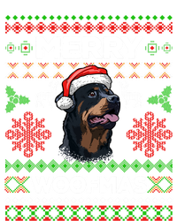 Merry Woofmas Ugly Sweater Christmas Rottweiler Lover Gift T-Shirt