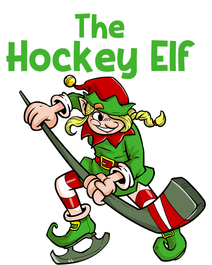 Hockey Elf Female Ice Hockey Player Christmas Great Gift Kids Sweatshirt