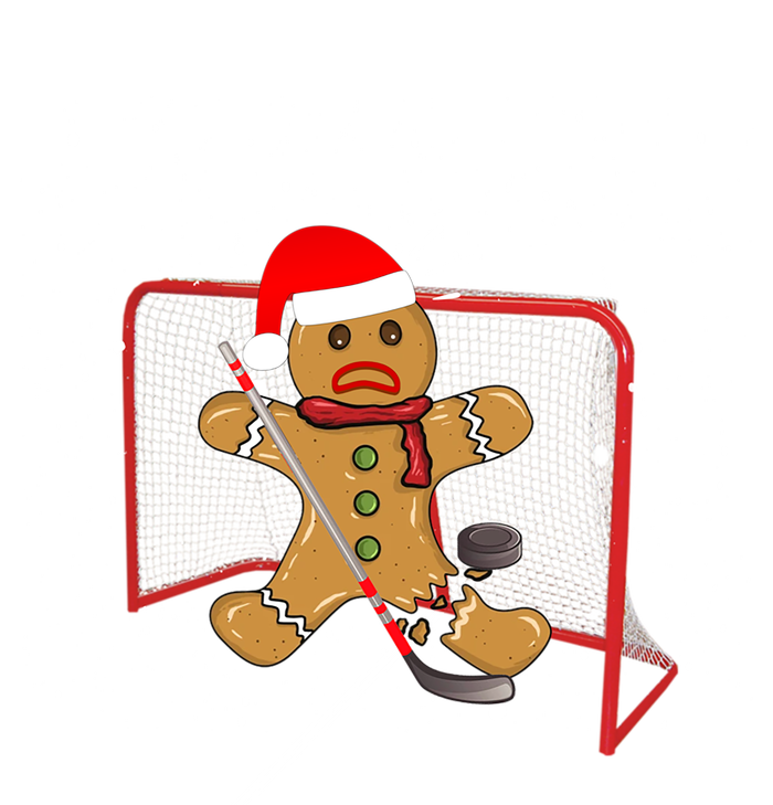 Hockey Goalie Funny Christmas Gift Gingerbread Goalie Meaningful Gift T-Shirt