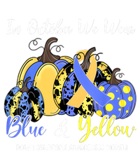 We Wear Yellow And Blue Pumpkins For Down Syndrome Awareness T-Shirt