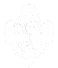 Funny Creep It Real Cool Ghost Halloween Men Womens Kids Sustainable Beanie