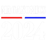 Trump Maganomics 2024 Funny Biden Trump Women's Knotted Racerback Tank