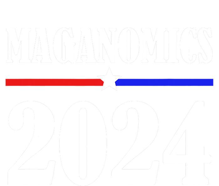 Trump Maganomics 2024 Funny Biden Trump Women's Knotted Racerback Tank