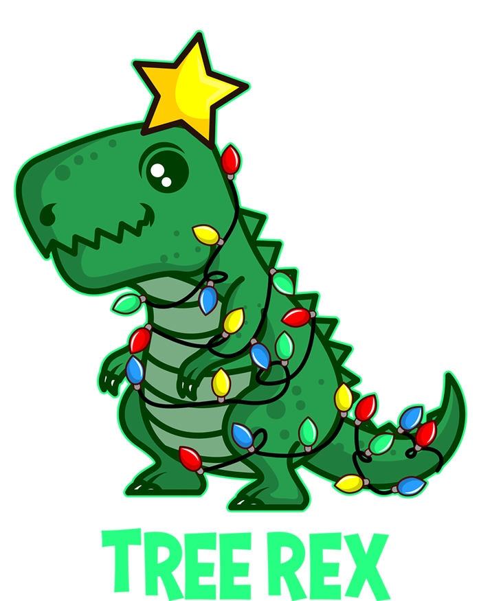 Tree Rex Funny Cute Retro Christmas Dino Cool Gift T-Shirt