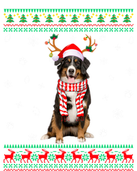 Ugly Sweater Christmas Bernese Mountain Dog Santa Reindeer Gift Hoodie