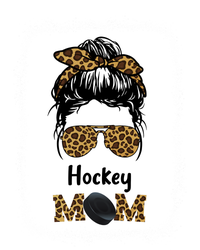 Ice Hockey Mom Mama Leopard Cheetah Print Hockey Cute Gift V-Neck T-Shirt