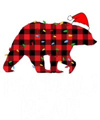 Mamaw Bear Family Group Matching Red Plaid Santa Hat Gift Tall Sweatshirt