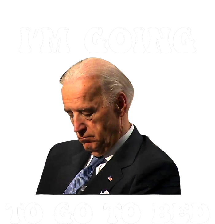 Funny Joe Biden I’m Going To Go To Bed Anti Biden Liberal Sustainable Knit Beanie