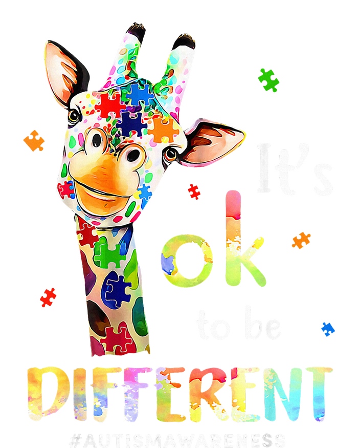 Autism Awareness Cute Giraffe Animal Its Ok To Be Different Sustainable Bucket Hat