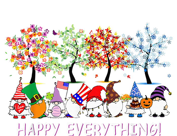 Happy Everything Gnomies Gnomes Holidays Christmas Xmas T-Shirt