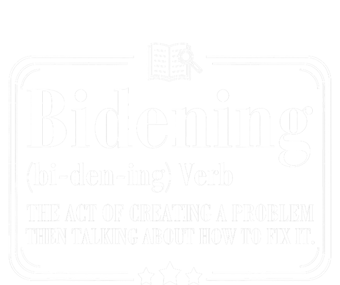 Bidening Verb The Act Of Creating A Problem Canvas