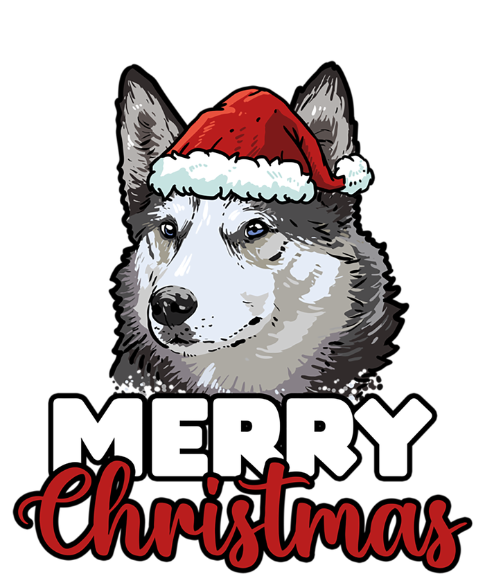 Merry Christmas Siberian Husky Dog Lover Gift T-Shirt