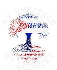 My Heritage My Country Cuban American Flag Root Tree Doggie Tank