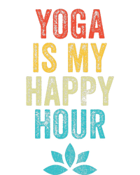 Yoga Is My Happy Hour Meme Vintage Funny Yoga Saying T-Shirt