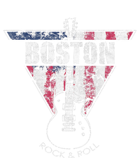 Boston Souvenir Vintage American Flag Guitar Player Rock Fan Hooded Wearable Blanket