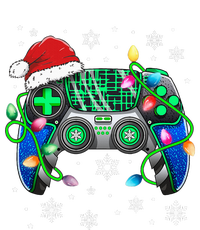 Video Game Controller Christmas Santa Hat Gamer Toddler Zip Fleece Hoodie