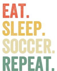 Eat Sleep Soccer Repeat Funny Soccer Player Coach Vintage Sustainable Bucket Hat