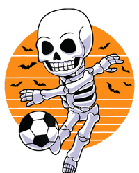 Skeleton Soccer Player Boy Funny Halloween Cooling Performance Crew T-Shirt